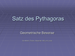 Satz des Pythagoras - Nils Homepage
