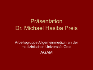 Präsentation Dr. Michael Hasiba Preis