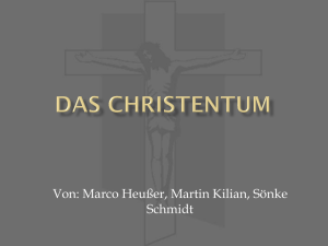 Das Christentum
