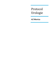 Protocol Urologie