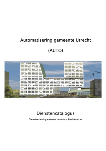 Dienstencatalogus - Gemeente Utrecht