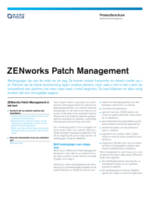 ZENworks Patch Management