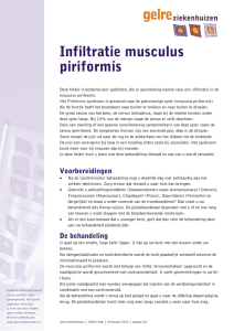 Infiltratie musculus Piriformis (ANAE-548)