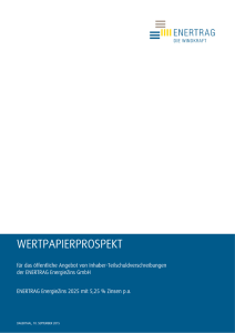 Wertpapierprospekt EnergieZins 2025