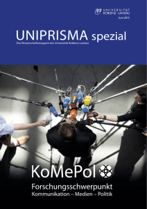 UNIPRISMA spezial - Universität Koblenz · Landau