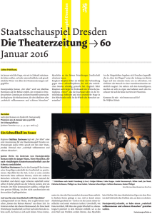 Ausgabe Januar 2016 - Staatsschauspiel Dresden
