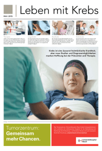 Leben Mit Krebs 0515 BAZ - Universitätsspital Basel