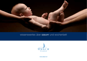 wissenswertes &uuml;ber GEBURT und wochenbett