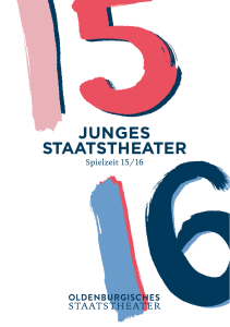 JUNGES STAATSTHEATER - Oldenburgisches Staatstheater