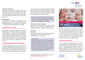 Info-Flyer für Babys & ihre Eltern