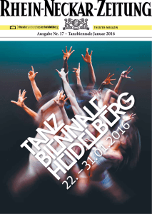 Ausgabe Nr. 17 – Tanzbiennale Januar 2016