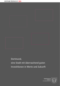 Broschüre "Dortmund, eine Stadt mit überraschend
