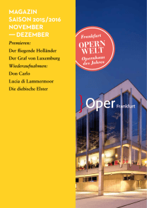 Opernmagazin November / Dezember 2015