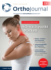 OrthoJournal 23 - Krankenhaus Barmherzige Brüder Regensburg