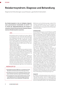 Reizdarmsyndrom: Diagnose und Behandlung