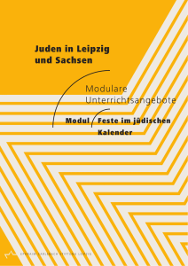 Juden in Leipzig und Sachsen Modulare Unterrichtsangebote