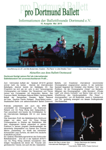 Ausgabe Mai 2015 - Ballettfreunde Dortmund