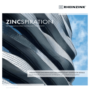 Zincspiration - casa-technica.ch – Landolt Gebäudetechnik AG