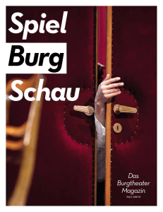 Das Burgtheater Magazin