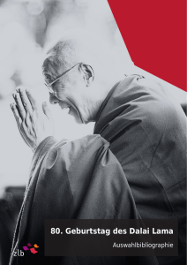 Auswahlbibliographie Dalai Lama - Zentral