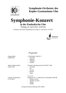 Symphonie-Konzert - Kepler