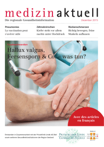 Gesundheitsmagazin Dezember 2015 / PDF, 4.46 MB