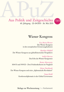 Wiener Kongress - Goethe