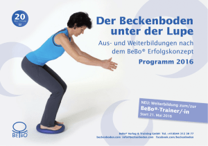 Aus-/Weiterbildungsbrosch&uuml;re 2016