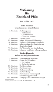 Verfassung für Rheinland-Pfalz - in Rheinland