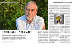 uMDeNkeN – ABer WIe? - Prof. Dr. Gerald Hüther