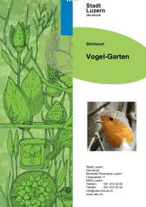 Vogel-Garten