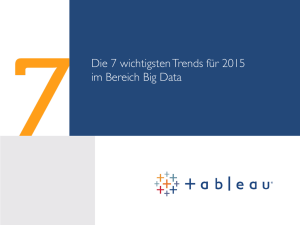 Die 7 wichtigsten Trends für 2015 im Bereich Big Data