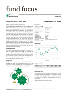 SGKB (Lux) Fund – Donau Tiger Strategiefonds EUR andere