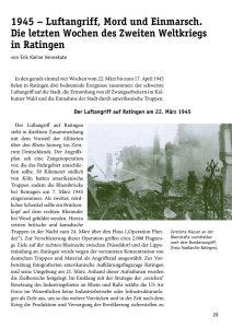 1945 – Luftangriff, Mord und Einmarsch. Die letzten