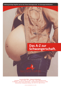 Das A-Z zur Schwangerschaft.