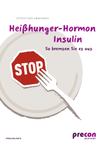 Heißhunger-Hormon Insulin