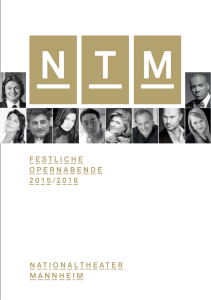 festliche opernabende 2015 /2016 nationaltheater mannheim