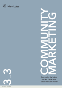 Community marketing – von der Zielgruppe zur starken
