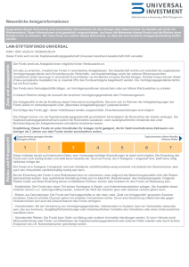 Wesentliche Informationen für den Anleger