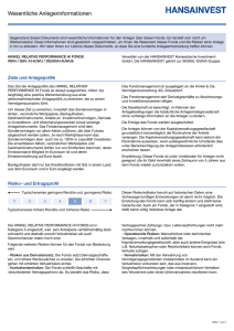 HINKEL RELATIVE PERFORMANCE HI FONDS