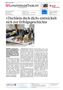 19. November Berner Zeitung