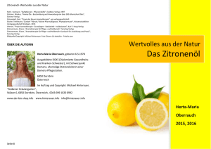 Das Zitronenöl - hinterauer.info
