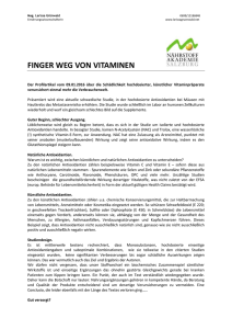 finger weg von vitaminen - Nährstoff Akademie Salzburg