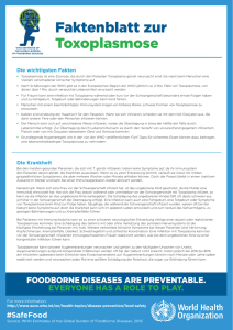 Toxoplasmosis Fact Sheet
