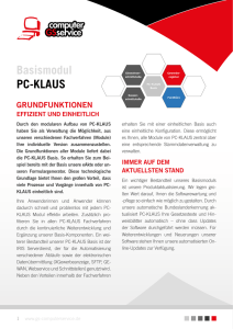 Basismodul PC-KLAUS - GS