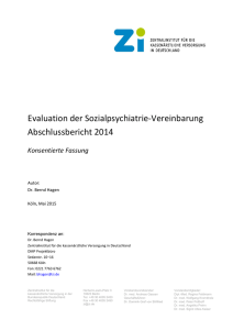 SPV Abschlussbericht 2014 - Kassenärztliche Bundesvereinigung