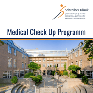 Medical Check Up Programm