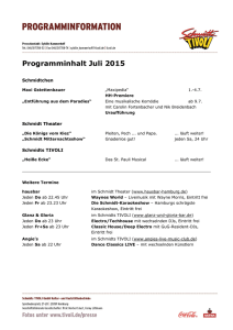 Schmidt Programm Juli 2015