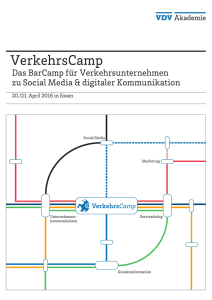 VerkehrsCamp 2016 - VDV