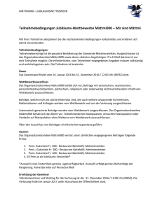 Teilnahmebedingungen Jubiläums-Wettbewerbe Mättmi900 – Mir